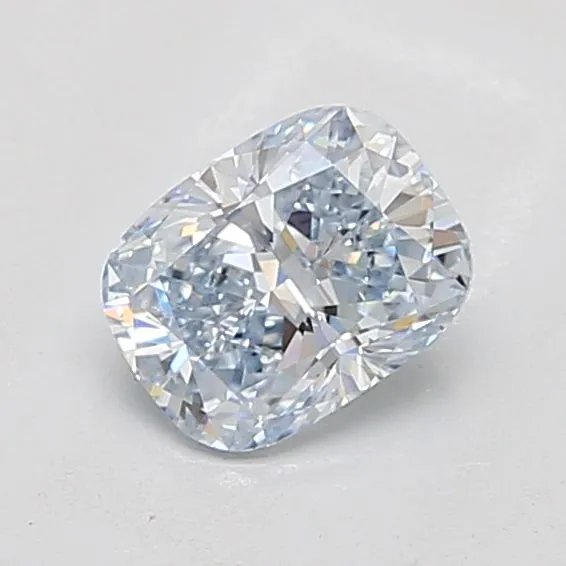 1.03ct CUSHION Fancy Light Blue VS2 Coloured Lab diamond
