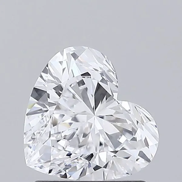 1.08ct HEART D VVS1 Lab diamond