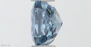 0.4ct RADIANT Fancy Vivid Blue SI1 Coloured Lab diamond