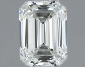 0.6ct EMERALD H VVS2 Natural diamond