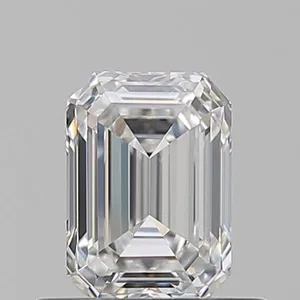 0.6ct EMERALD F VVS2 Natural diamond