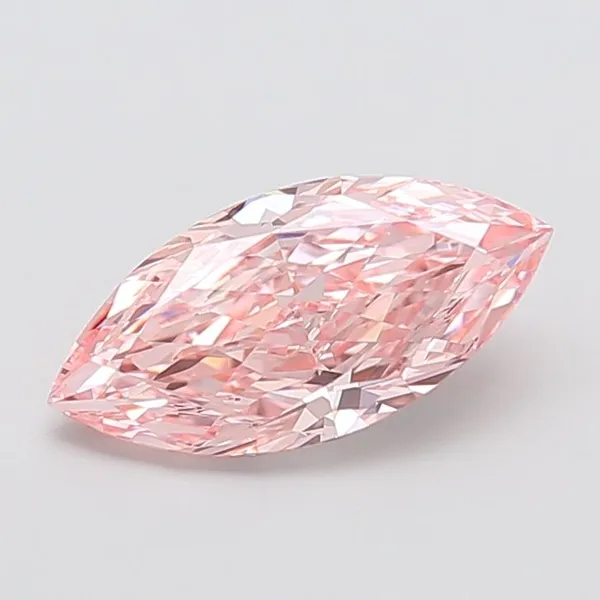 2.25ct MARQUISE Fancy Intense Pink VS1 Coloured Lab diamond