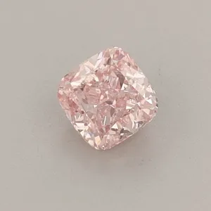 0.44ct CUSHION Fancy Intense Pink VS2 Coloured Lab diamond