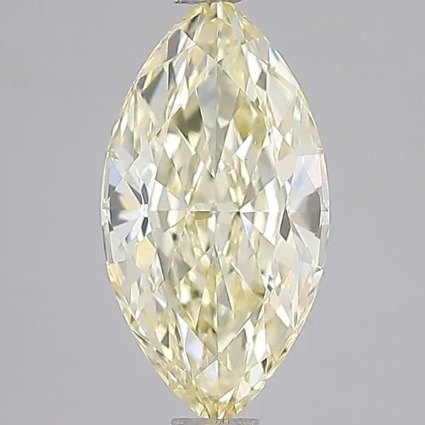 1.7ct MARQUISE Fancy Yellow VVS2 Coloured Lab diamond