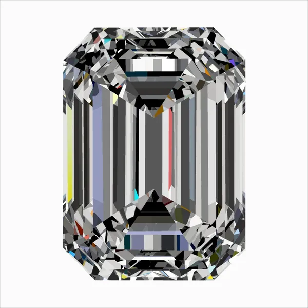 0.3ct EMERALD D VVS2 Natural diamond
