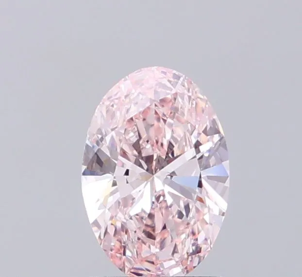1.05ct OVAL Fancy Pink VS1 Coloured Lab diamond