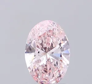 1.05ct OVAL Fancy Pink VS1 Coloured Lab diamond
