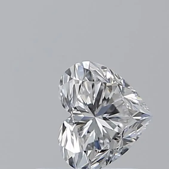 0.70ct HEART D VVS2 Natural diamond