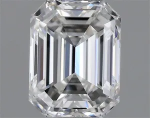 0.46ct EMERALD E VVS2 Natural diamond