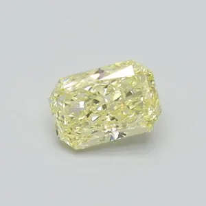 0.42ct RADIANT Fancy Intense Yellow VVS2 Coloured Lab diamond