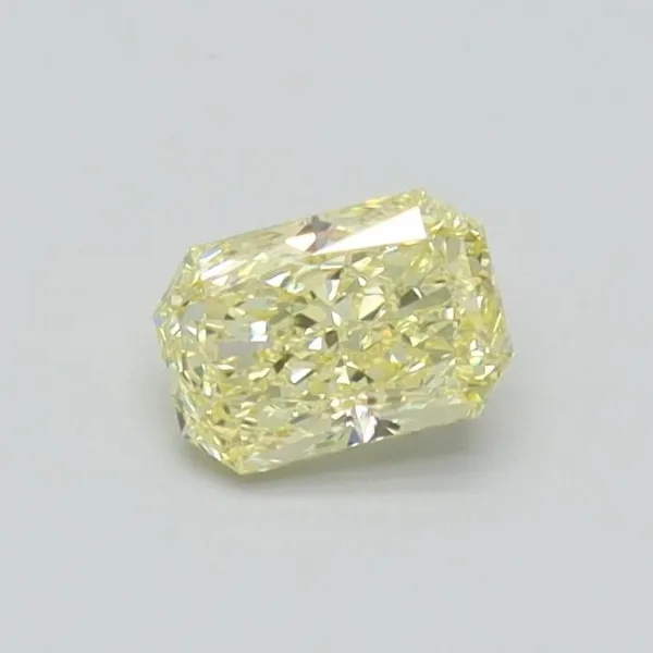 0.42ct RADIANT Fancy Intense Yellow VVS2 Coloured Lab diamond