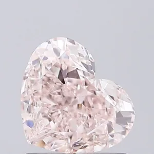 1.05ct HEART Fancy Pink VVS1 Coloured Lab diamond