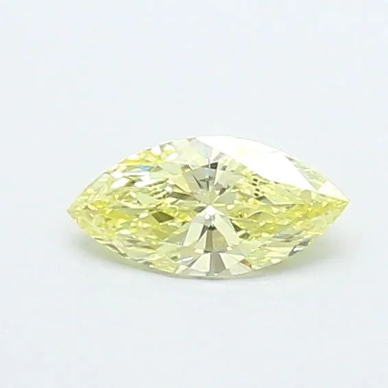 0.35ct MARQUISE Fancy Yellow VS1 Coloured Lab diamond
