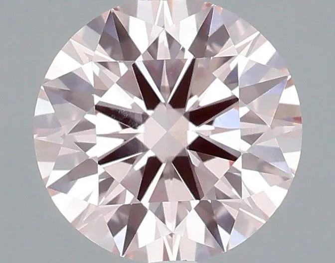 0.72ct ROUND Fancy Pink VS1 Coloured Lab diamond