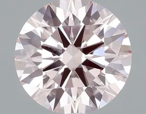 0.72ct ROUND Fancy Pink VS1 Coloured Lab diamond