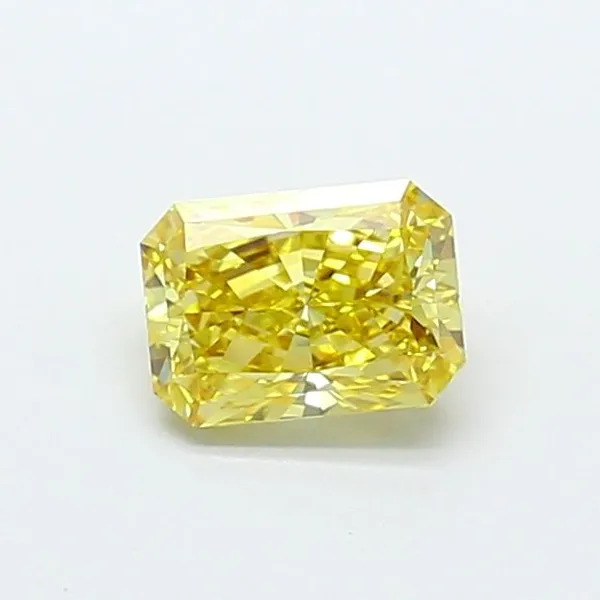 1.03ct RADIANT Fancy Intense Yellow VVS2 Coloured Lab diamond
