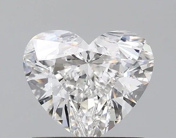 0.9ct HEART F VS2 Natural diamond