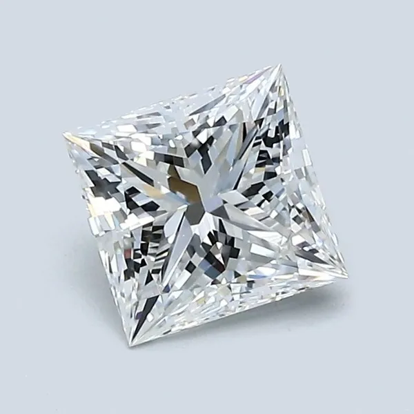 1.02ct PRINCESS F VVS2 Natural diamond