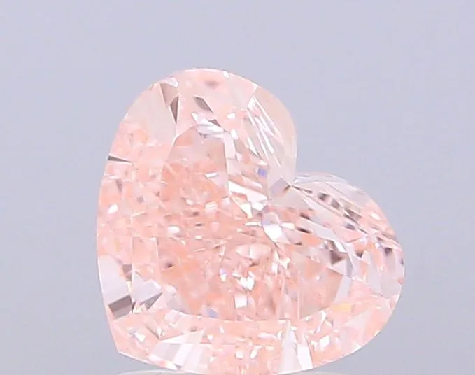 1.50ct HEART Fancy Intense Pink VVS2 Coloured Lab diamond