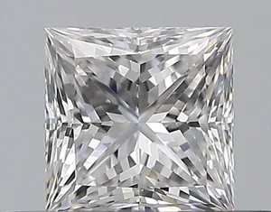 0.41ct PRINCESS D VVS1 Natural diamond