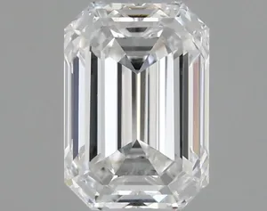 0.45ct EMERALD F VVS2 Natural diamond