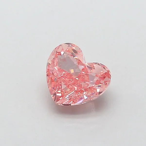 1.07ct HEART Fancy Intense Pink VS1 Coloured Lab diamond