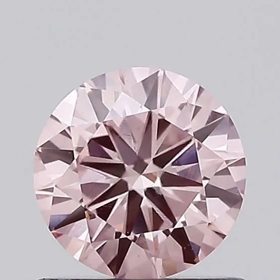 0.64ct ROUND Fancy Intense Pink VVS2 Coloured Lab diamond