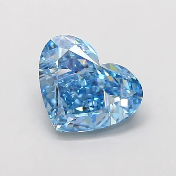 1.55ct HEART Fancy Pink VS2 Coloured Lab diamond
