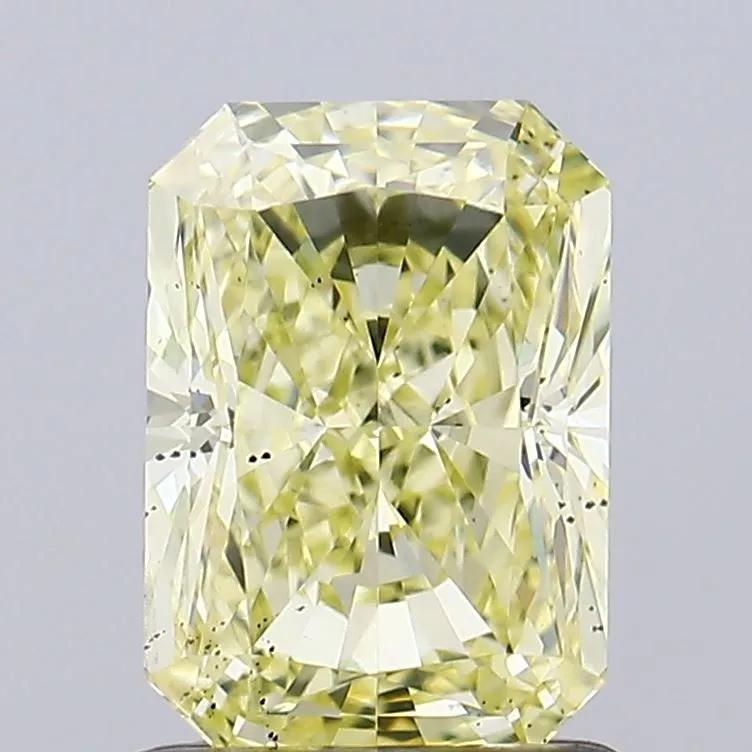1.31ct RADIANT Fancy Intense Yellow VS2 Coloured Lab diamond