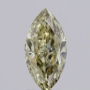 1.09ct MARQUISE Fancy Light Yellow VS1 Coloured Lab diamond