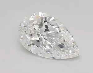 0.87ct PEAR D VVS1 Lab diamond