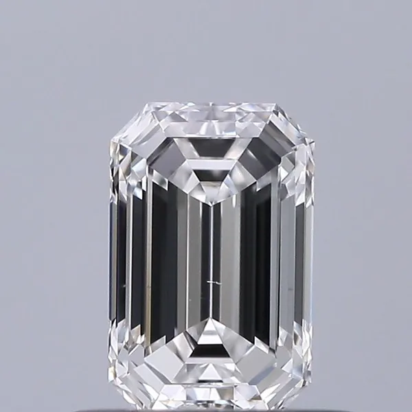 0.5ct EMERALD D VS2 Natural diamond