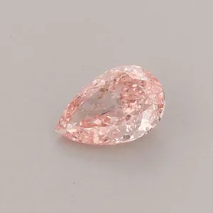 0.34ct PEAR Fancy Vivid Pink VVS2 Coloured Lab diamond