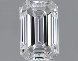 0.39ct EMERALD F VVS2 Natural diamond