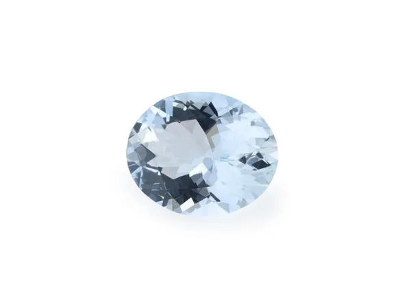 2.67ct Blue Aquamarine, Oval cut gemstone