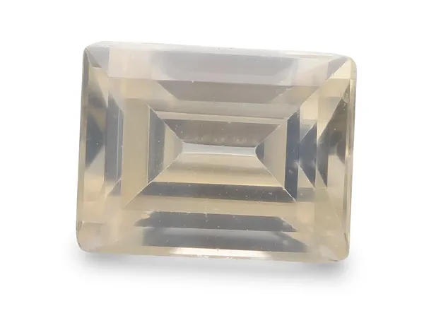 1.38ct Yellow Zircon, Baguette cut gemstone