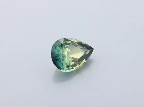 0.87ct Parti Sapphire, Pear Shape cut gemstone