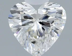 0.57ct HEART F VVS1 Lab diamond