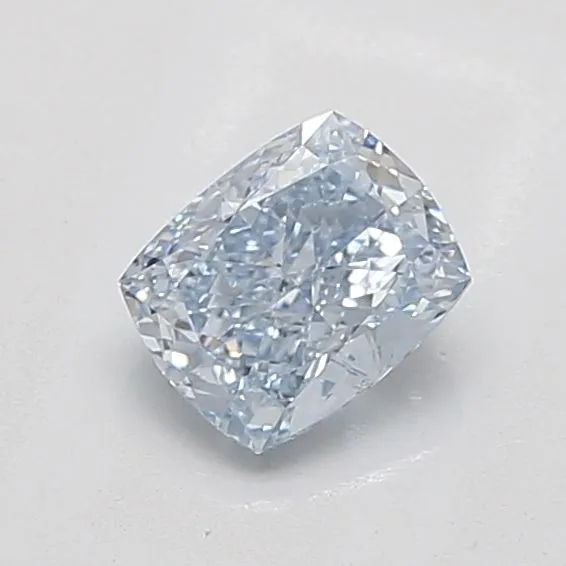 1.03ct CUSHION Fancy Blue VS1 Coloured Lab diamond