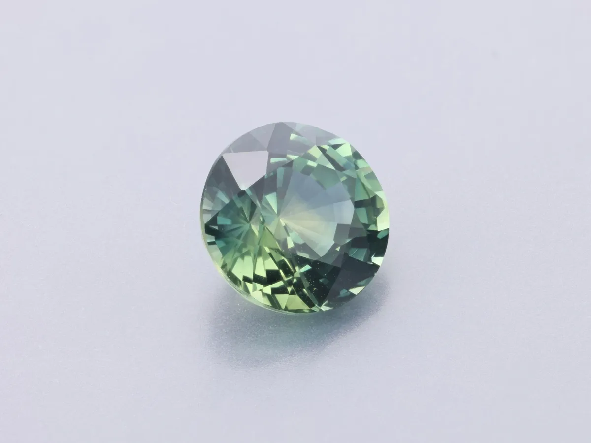 1.18ct Parti Sapphire, Round gemstone