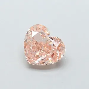 1.17ct HEART Fancy Intense Pink VS1 Coloured Lab diamond