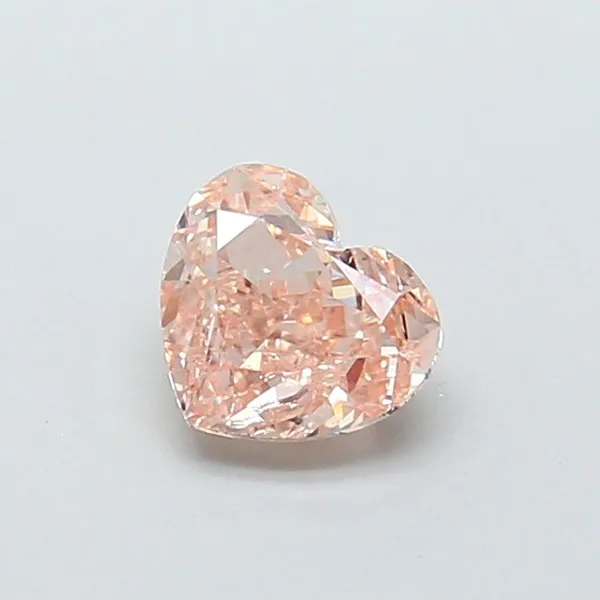 1.17ct HEART Fancy Intense Pink VS1 Coloured Lab diamond