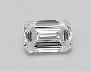 0.59ct EMERALD E FL Lab diamond