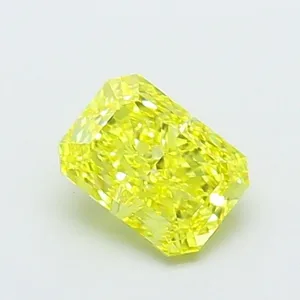 1.08ct RADIANT Fancy Intense Yellow VVS2 Coloured Lab diamond