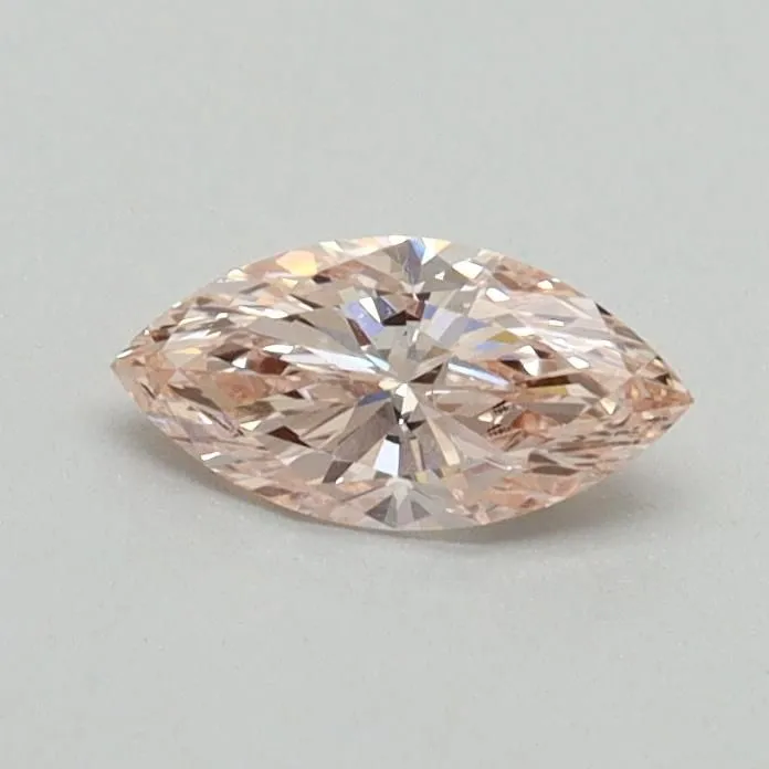 0.34ct MARQUISE Fancy Pink VVS2 Coloured Lab diamond