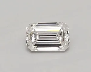 0.43ct EMERALD D VVS1 Lab diamond
