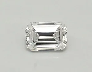 0.43ct EMERALD D VVS1 Lab diamond
