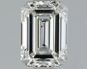 0.72ct EMERALD F SI1 Lab diamond