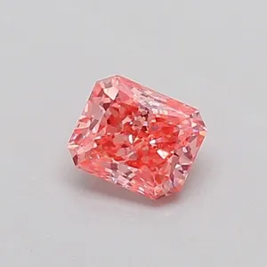 0.33ct RADIANT Fancy Vivid Pink VS1 Coloured Lab diamond