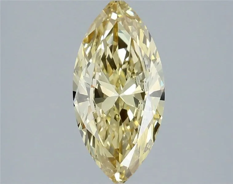 1.41ct MARQUISE Fancy Intense Yellow VS1 Coloured Lab diamond
